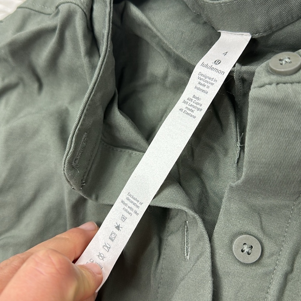 Lululemon Perfectly Poised Jumpsuit Grey Sage - Picture 3 of 10